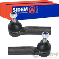 2X Sidem SpurstangenkÖPfe Passend FüR Nissan Micra Links+Rechts | 41435