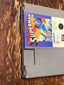Superman Nintendo NES Original Video Game - Vintage Comes With Clamshell Case