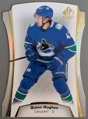 21-22 UD SP Authentic Hockey Die Cut DC-14 Quinn Hughes