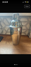 New Absolut Vodka Mini Cocktail Shaker Stainless Steel Silver