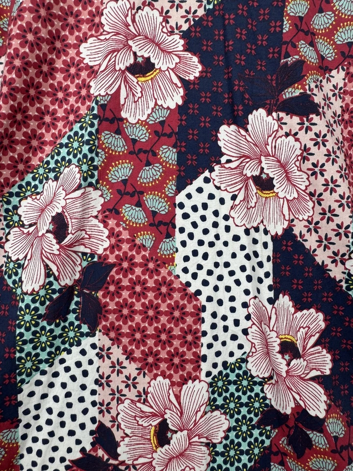 Vestido Almatrichi Mujer L/46 Floral Retazos Manga 3/4 Boho Artístico España Foto 3 de 4