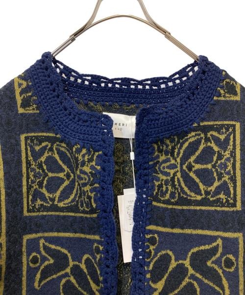 Ameri                    RUG PATTERN KNIT JACKET … - image 4