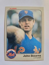 1983 FLEER JOHN STEARNS #556 NM