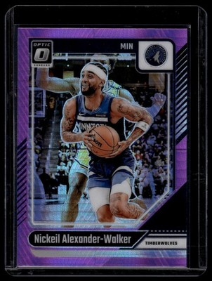 Nickeil Alexander-Walker 2024-25 Donruss Optic Hyper Pink