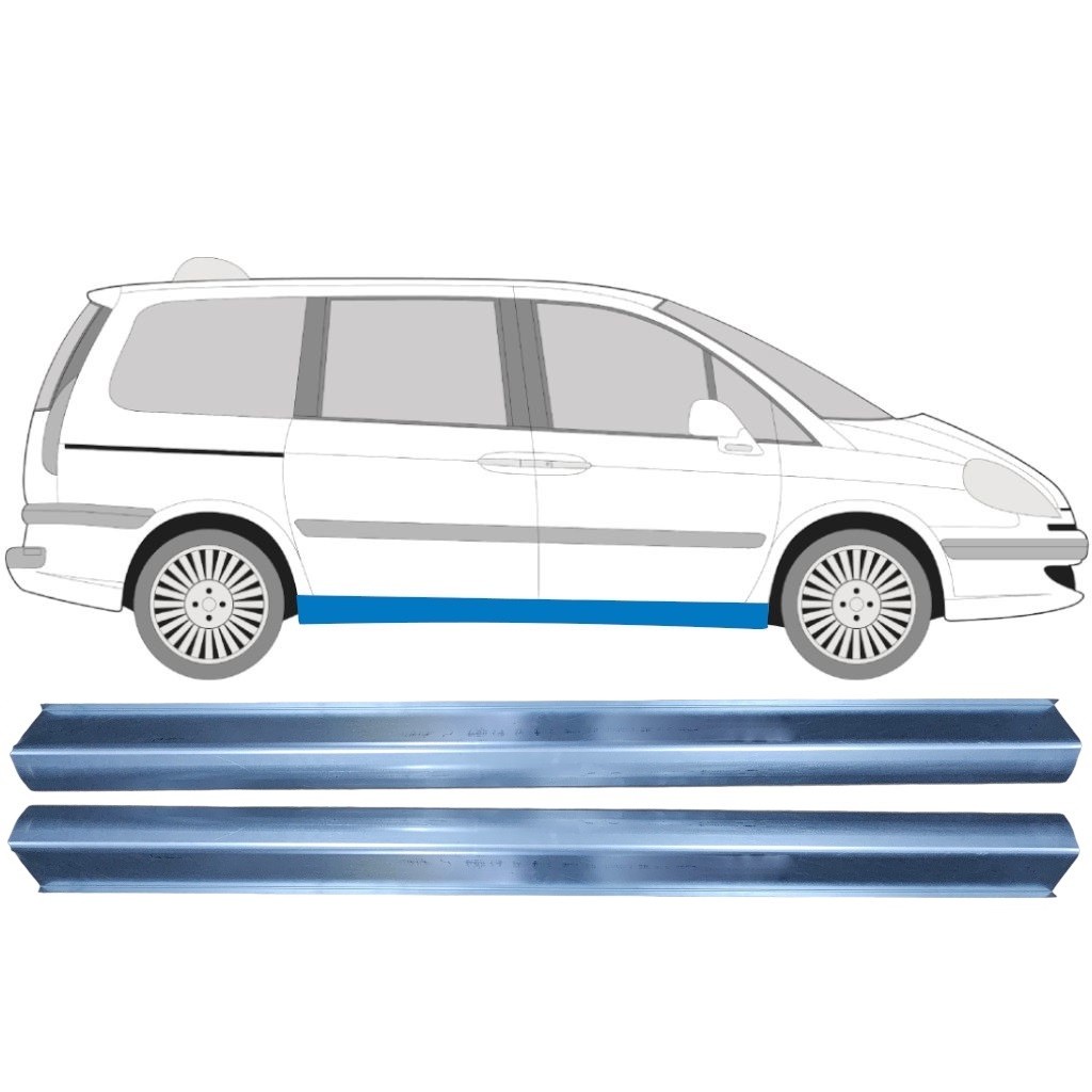 Sill repair panel for Citroen C8 2002-2014 / Left+Right / Set