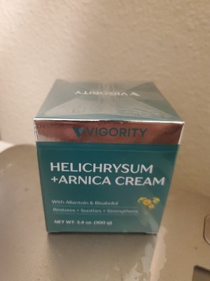 Vigority Helichrysum Arnica Cream for Skin Recovery: Soothing Arnica Cream for B