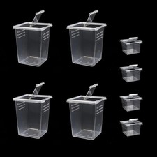 8 Pack Small Reptile Breeding Box, 4 High, 4 Small, Spider Terrarium, Arboreal