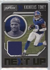 2021 Panini Playbook Next Up Jerseys Kadarius Toney #NXT-KTO 1gf1