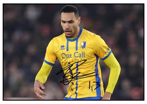 12181. Jon Russell Signed Pictures A4 Prints Barnsley Mansfield Huddersfield etc