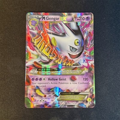 Pokémon TCG M Gengar EX Mega Evolution Promo Holo XY166 