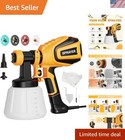 Effortless Painting: 700W HVLP Sprayer with Multiple Nozzles & Cleaning Features