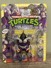 1991 Playmates TMNT Teenage Mutant Ninja Turtles Super Shredder Unpunched Sealed