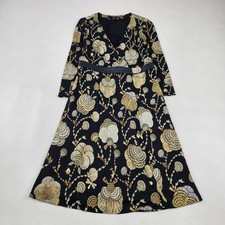 Gucci Dress Seashell Pattern All Over Made In Italy Belted Size 38 M L
