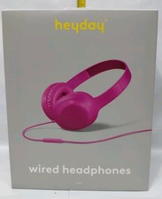 Heyday Pink wired Headphones Brand New