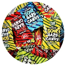 Extreme Sour Hard Candy, 1 Pound Bulk Bag, Individually Wrapped Assorted...