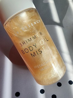 PEARLESSENCE - Shimmer Body Oil Mist - Pistachio & Vanilla Scent - 5.8 Oz