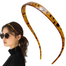 Non-Slip Tortoise Headband for Glasses Wearers Pressure-Free Tortoiseshell