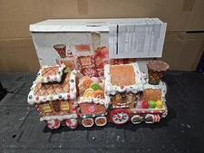 Cracker Barrel Fiber Optic Color Changing Light Christmas Train Ginger Bread