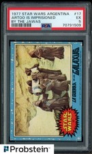 1977 Star Wars Argentina STANI #17 Artoo Is Imprisioned By The Jawas PSA 5 EX