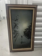 MCM Ivar Brunn Modern Impressionist  Impasto 3D Oil Painting 12” X 24”