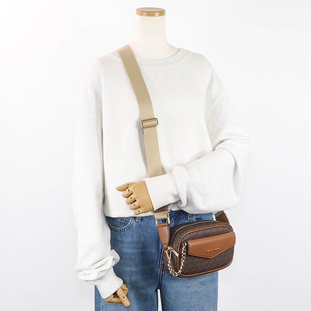 Michael Kors] Bag Shoulder Bag 35S4G5MC1B BROWN Signature Mini Bag  