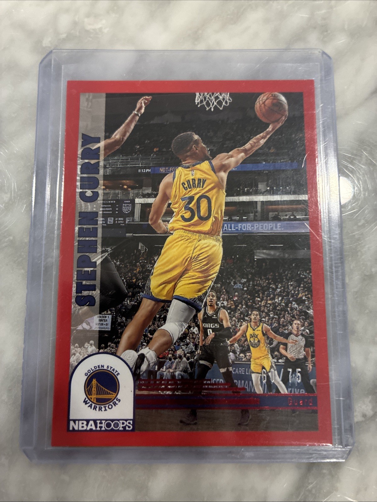 2022-2023 Panini - Hoops Basketball Stephen Curry Red /75