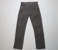 Vtg 70s 80s Levis 517xx Mens 30x32 Button Fly Western Corduroy Pants Gray USA