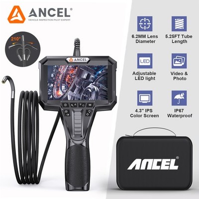 ANCEL AN301 Industrial Articulated Endoscope 210 Degree Two Way Borescope Camera