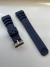 Seiko Divers 22mm Blue Rubber Watch Strap SKX007 SKX009 6309 Turtle BARGAIN