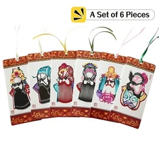 Traditional Chinese Paper-Cut Bookmark, Handcrafted Artisan Gift for Reader