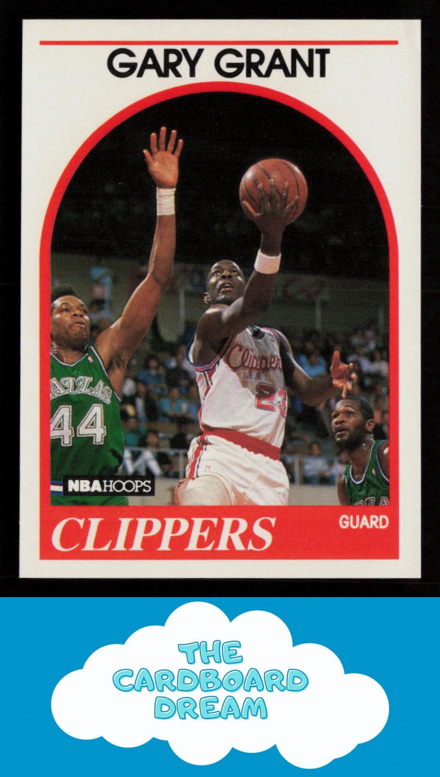Gary Grant 1989-90 Hoops #274 Rookie Los Angeles Clippers Basketball Card