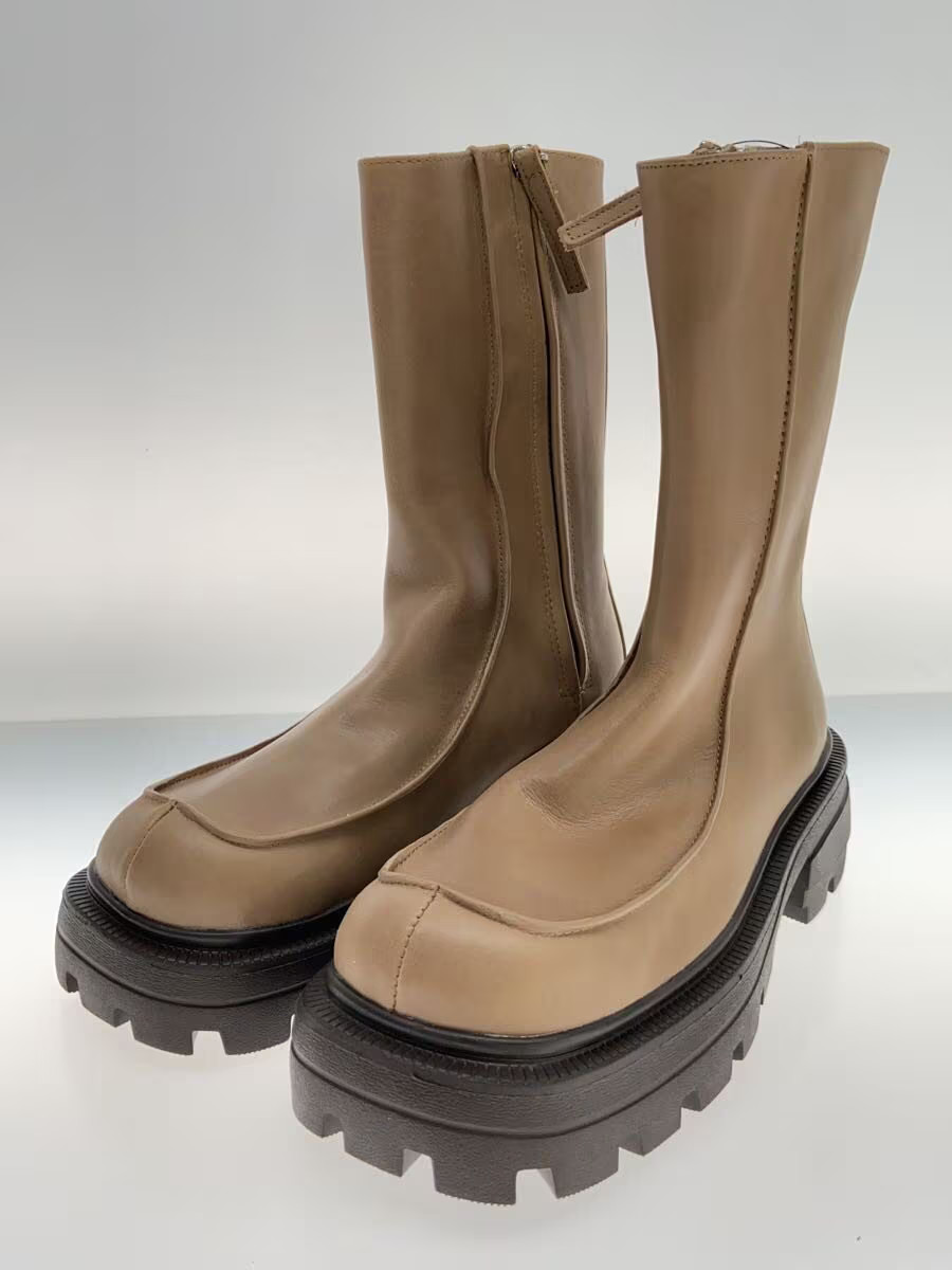 Ameri Boots S Beg Leather Shark Sole Square Boots… - image 2