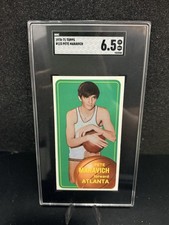 1970-71 Topps Basketball Pete Maravich #123 RC SGC 6.5 + MT The Pistol Re-Grade