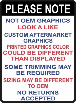 YAMAHA WAVERUNNER XL 700 2000 Graphics / Decal / Sticker Kit