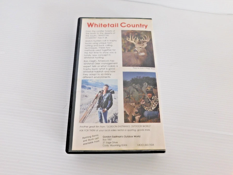 VHS GORDON EASTMAN PRESENTS-EASTMAN'S OUTDOOR WORLD: Whitetail Country - Image 3 of 3