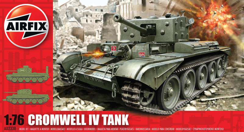 Brand New Boxed A02338 Airfix 1:76th Scale Cromwell IV Tank Model Kit.