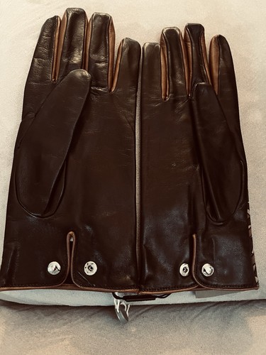 Burberry TB Monogram Men’s Gloves 9 NWT - Afbeelding 4 van 8