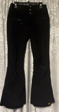 Roxy Rising High Snow Board/Ski Pants DryFlight, Women's Black, Size Large EUC