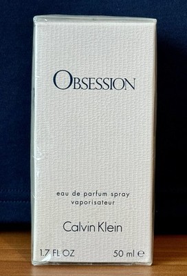Vtg Obsession Way De Parfum Spray Calvin Klein 1.7 oz 50 ml Old Formula