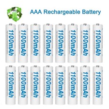 Ni-MH AAA Size 1.2V AAA Cell Rechargeable Batteries 1100MAH Lot Box
