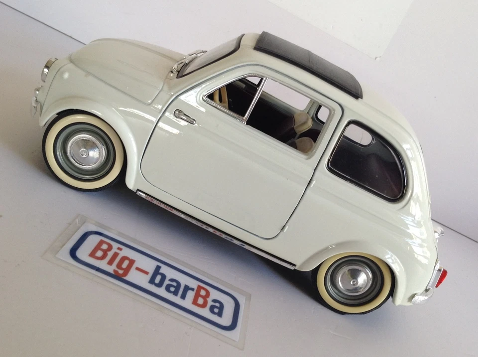 🔥Lot vintage🚗 SOLIDO FIAT 500 1960 1/16 🔥✨STREPITOSA ✨ - Immagine 2 di 4