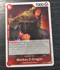 One Piece CCG Monkey D. Dragon Carrying On His Will R Holo Card OP13-017 NM