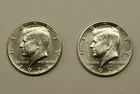 1972 P & D Uncirculated Kennedy Half Dollars, Free Shipping