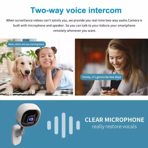 1080P HD Mini Security IP Camera CCTV Wireless WiFi Home Indoor Night Vision Cam - Picture 12 of 13