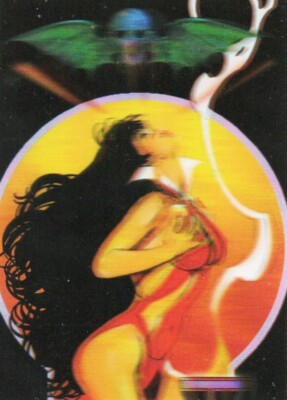 Ganz neue Vampirella 2012: VL9 Lenticular 3-D Chase Card, Jim Silke