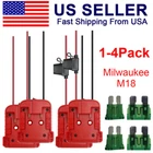 ?4X DIY Power Wheels Adapter Compatible With Milwaukee M18 18V Battery Dock