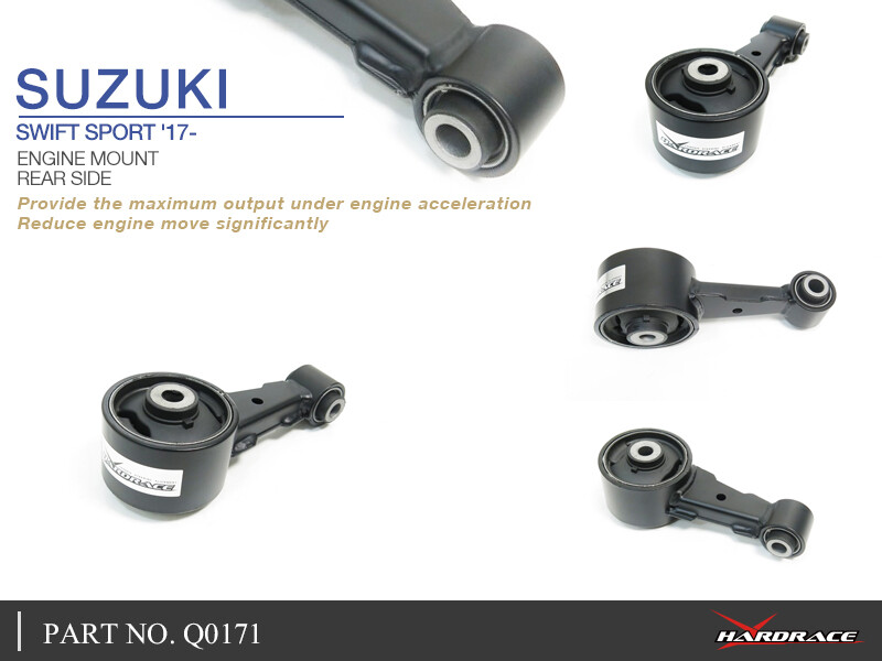 HARDRACE ENGINE MOUNT, REAR for SUZUKI SWIFT 4th ZC33 2017 HARDRACE ENGINE MOUNT, REAR for SUZUKI SWIFT 4th ZC33 2017