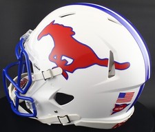 SMU MUSTANGS NCAA Riddell Speed Full Size AUTHENTIC Football Helmet