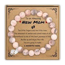 New Mom Christmas Gifts as Mom to Be Gifts for Women, New Mom Bracelet for Mommy
