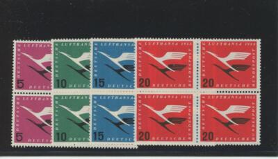 切手42 GERMANY SCOTT C61-64 MNH AIRMAIL STAMPS BLOCKS OF 4 CAT $93.40